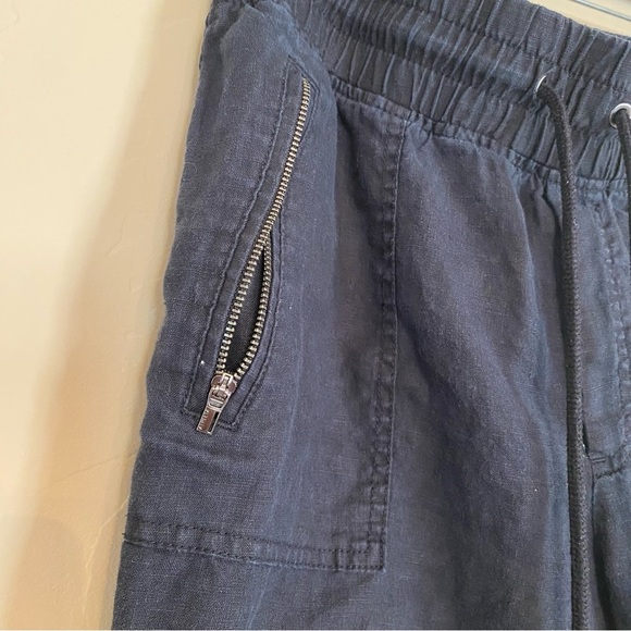 Athleta dark navy blue jogger pants size 12 adjustable waist - Picture 2 of 5